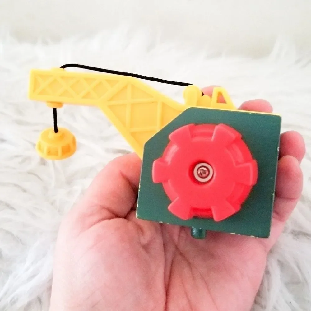 Train crain magnetic wooden